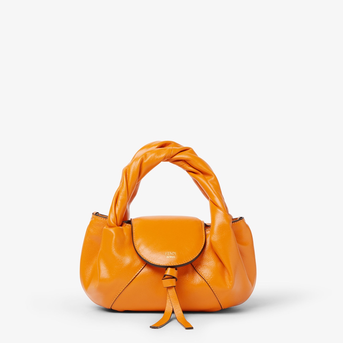 FENDI Spy Mini Orange leather mini-bag - Image 1